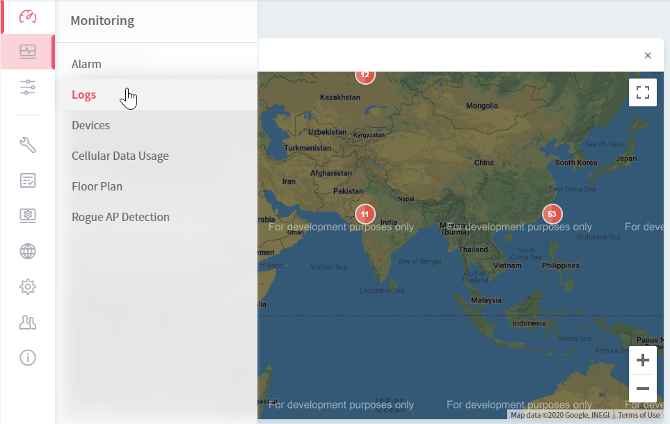 a screenshot of ACS Monitoring bar